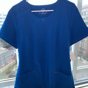 Cherokee Infinity Round Neck Top- Royal Blue- NWT